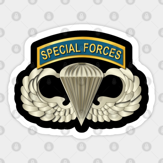 Airborne Badge - SF Tab Sticker by twix123844